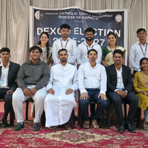 Karwar Diocesan ICYM DEXCO Election 2025–2027 held at Kajubhag, Karwar