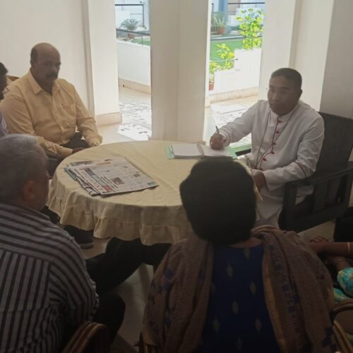 KDSC holds First Meeting with Bishop Duming Dias at Shirwad, Karwar