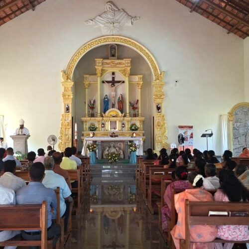 Pastoral visit to St. Francis Xavier Church, Bailur