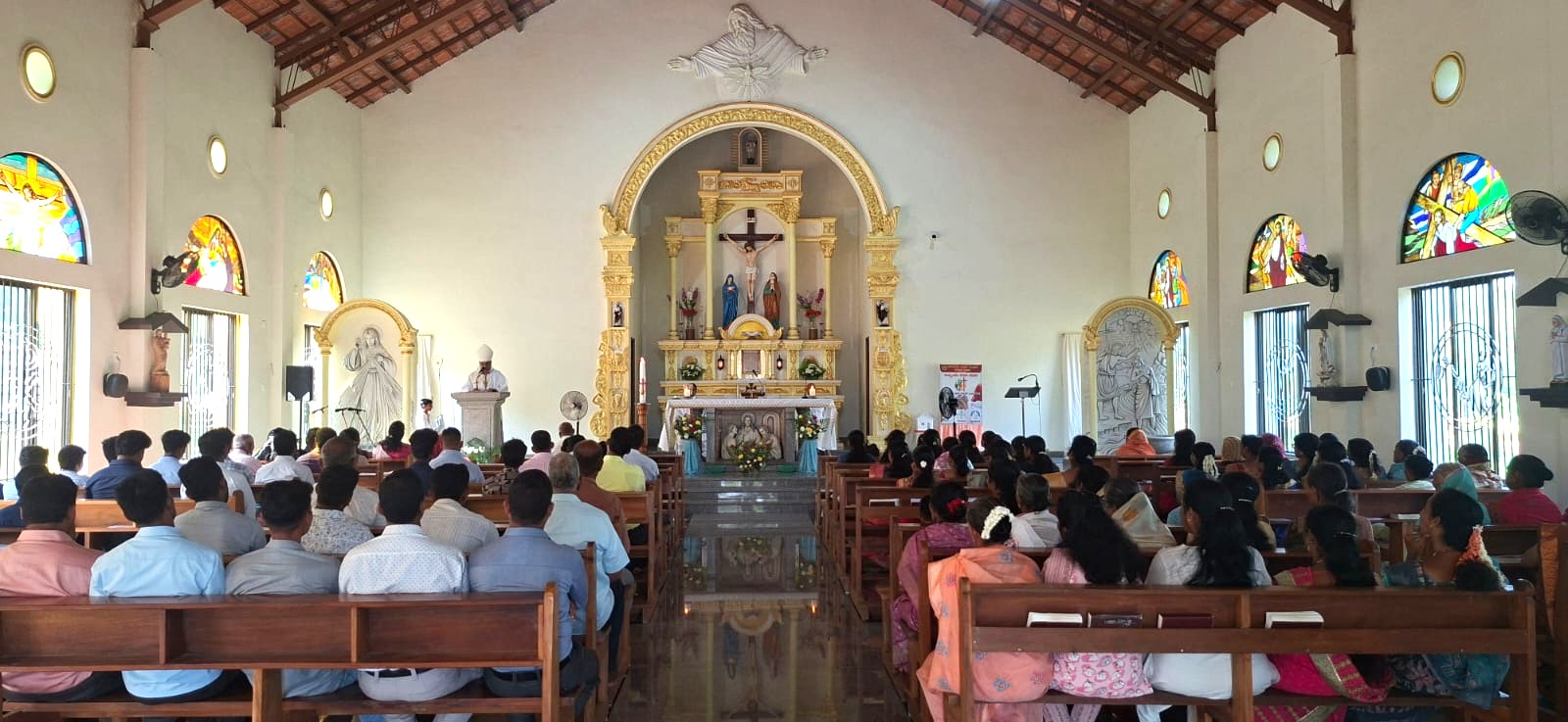 Pastoral visit to St. Francis Xavier Church, Bailur