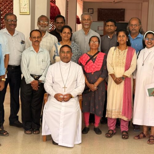 Diocesan Golden Jubilee Committee Meeting held at Puneeth Sadan, Shirwad