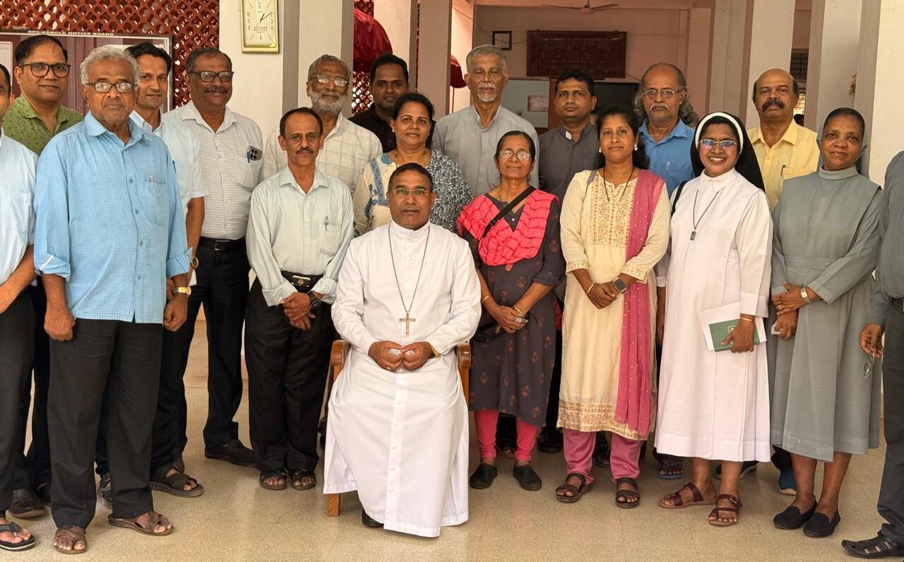 Diocesan Golden Jubilee Committee Meeting held at Puneeth Sadan, Shirwad