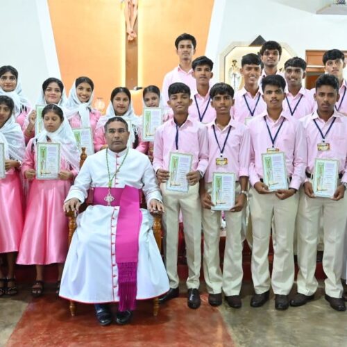 Pastoral Visit and Confirmation Celebration held at Holy Cross Church, Shirali