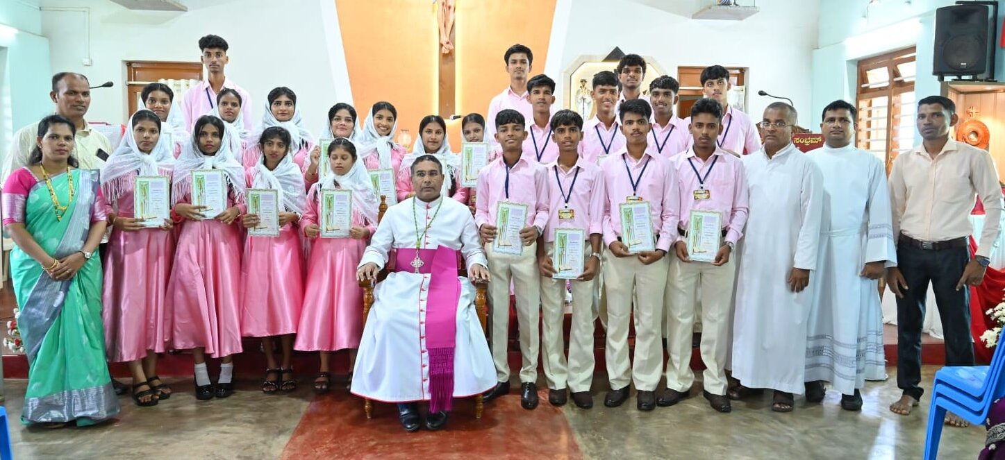 Pastoral Visit and Confirmation Celebration held at Holy Cross Church, Shirali