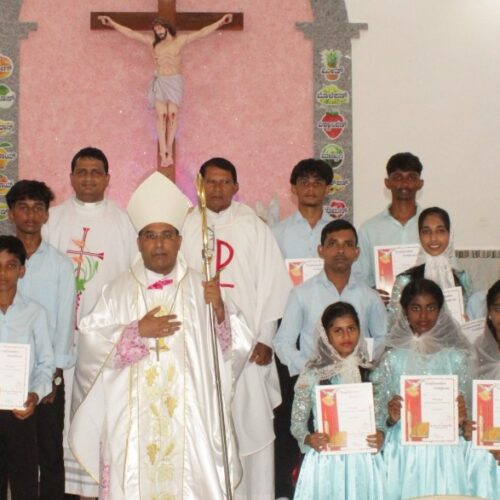 Pastoral Visit of the Bishop at Sacred Heart Church, Karikal, Bhatkal