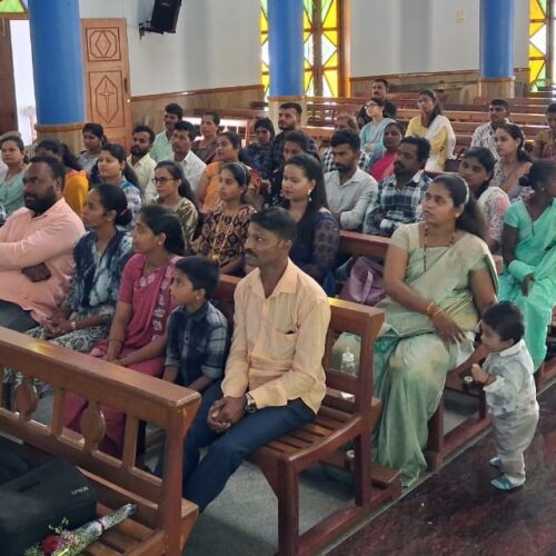 Marriage Enrichment Program held at Holy Rosary Church Yellapur