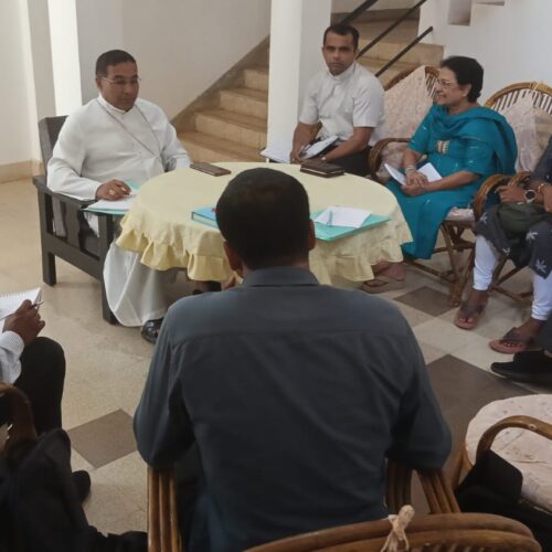 The Diocesan Service Communion Planning Meeting held at Puneeth Sadan Karwar