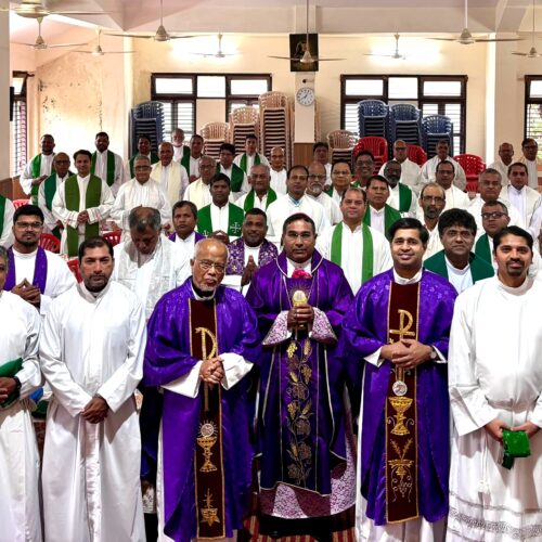 First Batch of Karwar Diocesan Clergy Makes a Grace-Filled Retreat