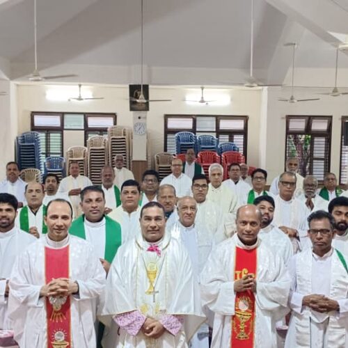 Second Batch of Karwar Diocesan Priests’ Annual Retreat Concludes at Shirwad
