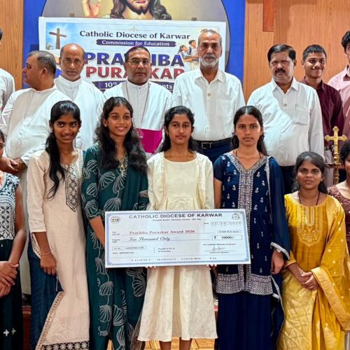 Karwar Diocese Honours Meritorious Students with Pratibha Puraskar Award 2026