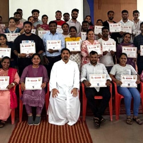 Marriage Preparation Course held at Puneeth Sadan, Shirwad