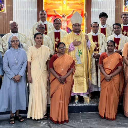 Renovated Sanctuary, Bell and Altar Inaugurated at Suvartha Matha Chapel, Banavasi