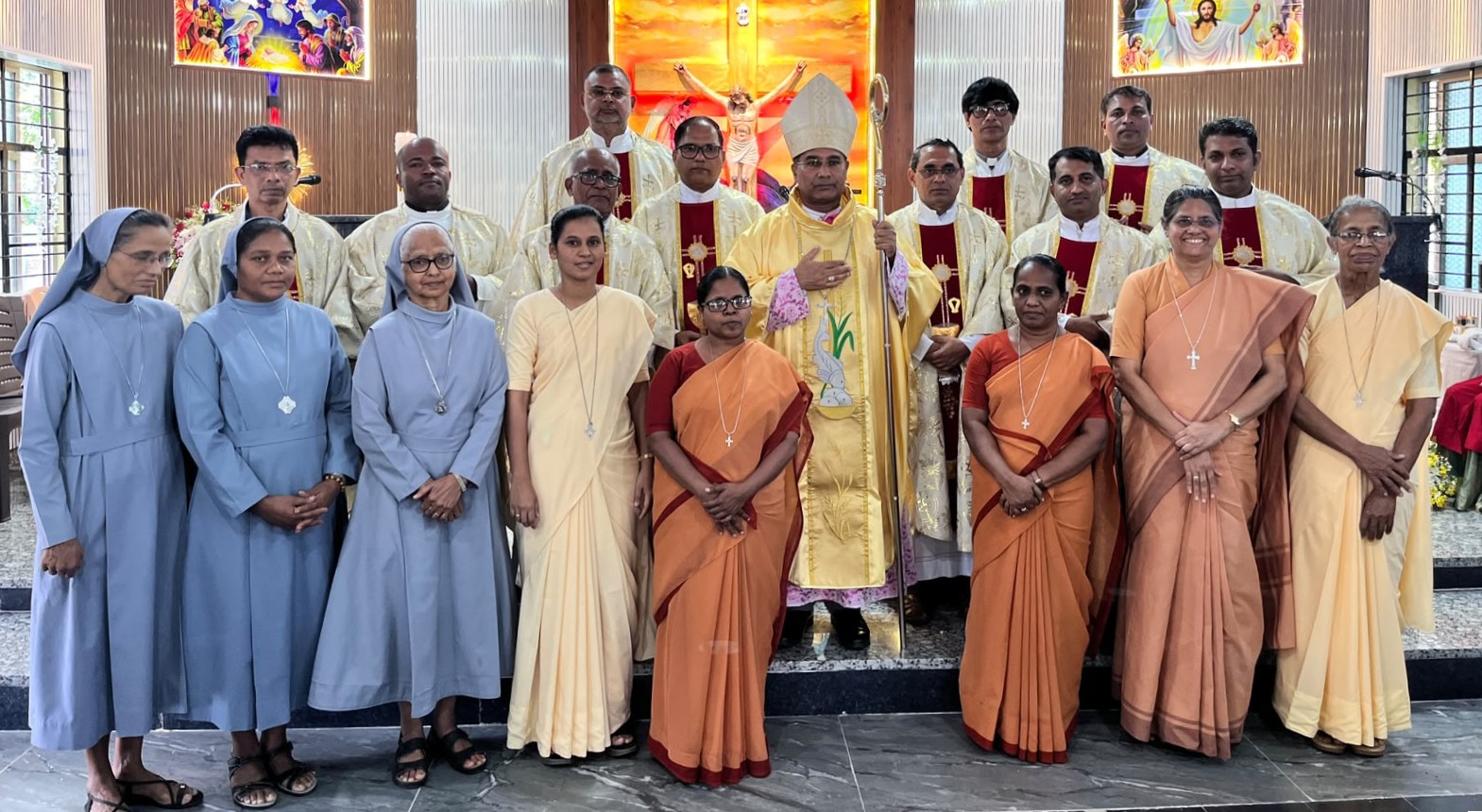 Renovated Sanctuary, Bell and Altar Inaugurated at Suvartha Matha Chapel, Banavasi